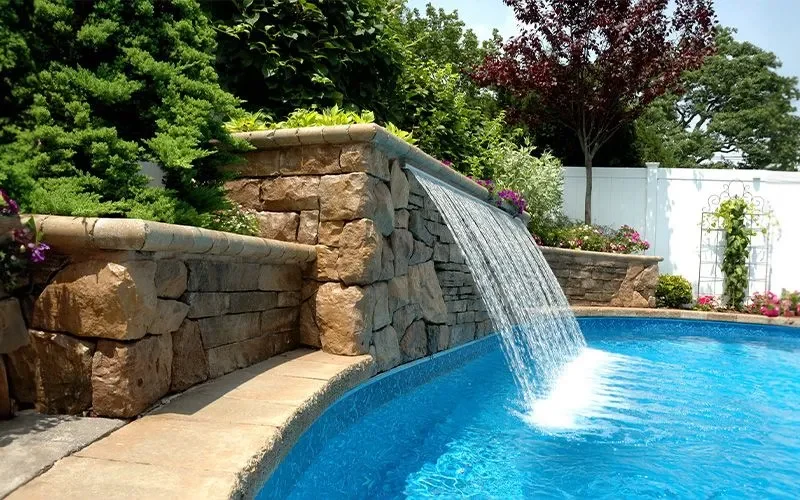 outdoor water feature design