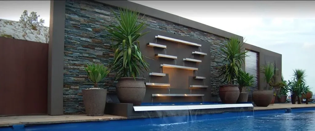 outdoor water feature design